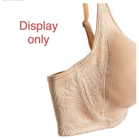 Playtex® Bra: 18 Hour Seamless Smoothing Full-Figure Bra 4049 - Women's 38DD - Picture 4 of 8